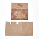 創造的なポータブル折りたたみ紙の引き出しボックス  ジュエリーキャンディーウェディングパーティーギフト包装箱  長方形  花柄  カラフル  箱：8.4x6x3センチメートル CON-D0001-04A-3