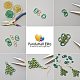 Pandahall 1 Box (about 2640 pcs) Colorful Aluminum Wire Open Jump Rings For Jewellery Making Accessories ALUM-PH0003-03-8mm-7