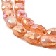Imitation Jade Glass Beads Strands GLAA-P058-06A-04-3