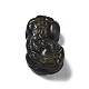 Colgantes tallados de obsidiana de brillo dorado natural feng shui G-A169-034-1