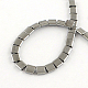Electroplate Non-magnetic Synthetic Hematite Multi-Strand Links G-S199-06A-2