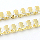 Iron Links Chains with Rhinestones CH-R064-06-1