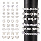 Biyun 500 pièces 10 perles d'imitation en plastique ABS de style KY-BY0001-02-4
