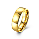 Подарки ко дню святого валентина глазурованные парные кольца из титановой стали для мужчин RJEW-BB16396-9-1