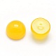 Natural Yellow Agate Cabochons X-G-P393-R17-6mm-2