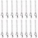 Pandahall Elite 20strands 304 Stainless Steel Extender Chains with Lobster Claw Clasps for DIY Jewelry Making STAS-PH0018-50P-1
