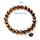 Natural Tiger Eye Round Beads Stretch Bracelets BJEW-PH0001-8mm-03-3