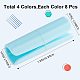 Gorgecraft 32Pcs 4 Colors ABS Plastic Bed Sheet Grippers AJEW-GF0007-28-2