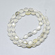 Natural White Agate Beads Strands G-S357-B10-2