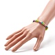 Naturholz runde Perlen Stretch Armbänder für Kinder BJEW-JB06640-5