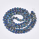 Electroplate Glass Beads Strands EGLA-N002-01-3