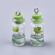 Decoraciones colgantes de botellas de vidrio GLAA-S181-12G-4