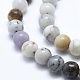 Blanc naturel opale africain perles brins G-E472-02-8mm-3