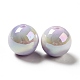 Placage uv perles acryliques irisées arc-en-ciel opaques MACR-D063-01B-04-2