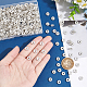 500 Stück Eisen-Strass-Abstandsperlen&nbsp;RB-UN0001-12-4
