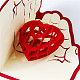 3d pop up cuore in mano biglietti di auguri regali di san valentino artigianato di carta DIY-N0001-016R-2