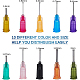 BENECREAT 12Pcs Plastic Glue Bottles(1oz/1.7oz/3.4oz) with 20Pcs Blunt Tip Needle(10 Mixed Size) DIY-BC0011-63-4