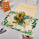 3D-Sonnenblumen-Popup-Grußkarte aus Papier AJEW-WH0038-32-4