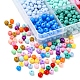 18 Colors Opaque Acrylic Beads DIY-YW0005-37-3