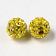 Pave Disco Ball Beads RB-H258-8MM-249-2