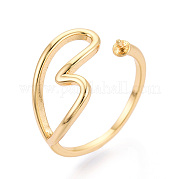 Сердечко латунная чашка колышек настройки кольца KK-N274-22G