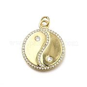 Латунные микро проложить кубического циркония подвески KK-C090-27G