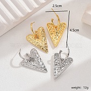 Винтажные женские серьги-сердечки из меди YX2497-1