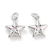 Подвеска из латуни с фианитами KK-P271-38B-02P