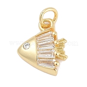 Латунные микро проложить кубического циркония подвески KK-Q028-60G