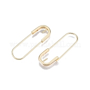 Brass Earring Hooks KK-T062-236G