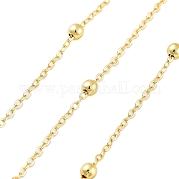 Латунная цепь с покрытием стойки KK-S379-01G