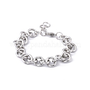 Браслеты-цепочки Rolo из нержавеющей стали 304 BJEW-F433-02P
