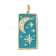 Подвески из латуни и кубического циркония KK-L216-008G-01