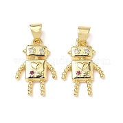 Латунные микро проложить кубического циркония подвески KK-Q068-61G