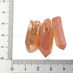 Perles de verre graduées en cristal de quartz naturel électrolytique&nbsp;G-P315-A24