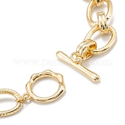Bracelets à maillons en laiton&nbsp;X-BJEW-K221-01G