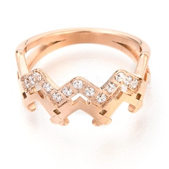 Fingerringe aus Edelstahl 304&nbsp;RJEW-J071-02RG-7