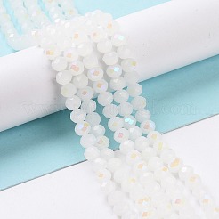 Chapelets de perles en verre électroplaqué&nbsp;EGLA-A034-J1mm-L08