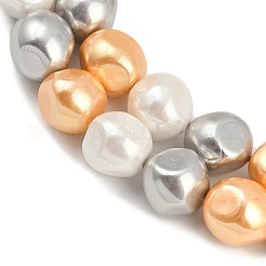 Perles de perles de coquille galvanoplastie&nbsp;BSHE-H113-03A