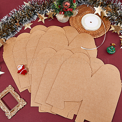 20 scatola pieghevole per biscotti in carta kraft&nbsp;DIY-DC0002-28