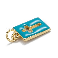 Messing Emaille Anhänger / charms&nbsp;KK-G399-12