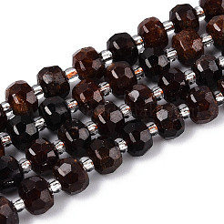 Natürliche orange Granatperlen Stränge&nbsp;G-T144-A01-05