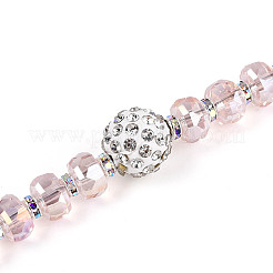 Fili di perline di strass in acrilico&nbsp;MAK-T011-08C