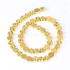 Electroplate non magnetici ematite sintetico fili di perline&nbsp;G-Q465-06G