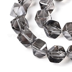 Chapelets de perles en verre électroplaqué&nbsp;EGLA-T021-21J