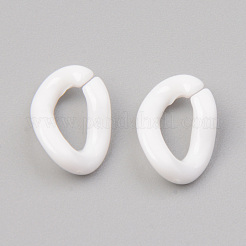 Opake Acryl Verknüpfung Ringe&nbsp;OACR-S038-002I