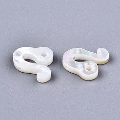 Shell perle bianche naturali&nbsp;SSHEL-ZX004-02J