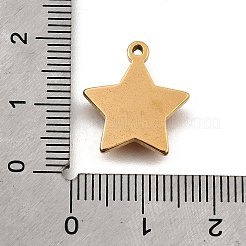 304 Edelstahl Micro Pave Strass Anhänger Charms&nbsp;STAS-K256-28G-01