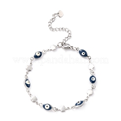 Bracciali a catena in acciaio inossidabile 304&nbsp;BJEW-P267-P