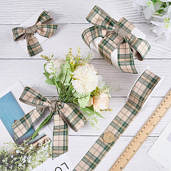 Ruban tartan en polyester&nbsp;OCOR-WH0105-098B